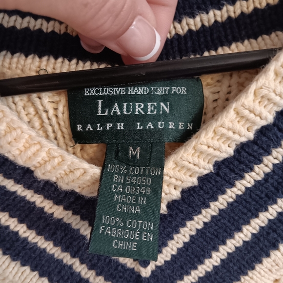 Vtg Ralph Lauren hand knit sweater - Picture 3 of 5